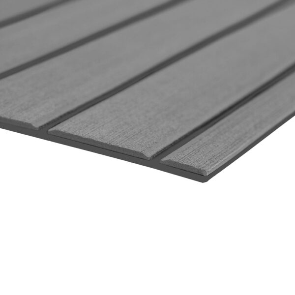 SeaDek 40" x 80" 6mm Teak Full Sheet - Brushed Texture - Storm Grey-Dark Grey (1016mm x 2032mm x 6mm)