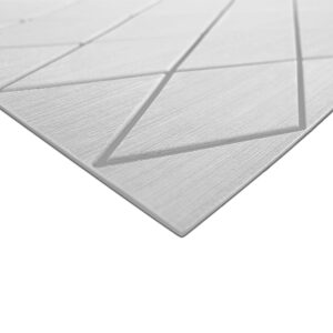SeaDek 40" x 80" 6mm Two Color Diamond Full Sheet - Brushed Texture - Cool Grey-Storm Grey (1016mm x 2032mm x 6mm)