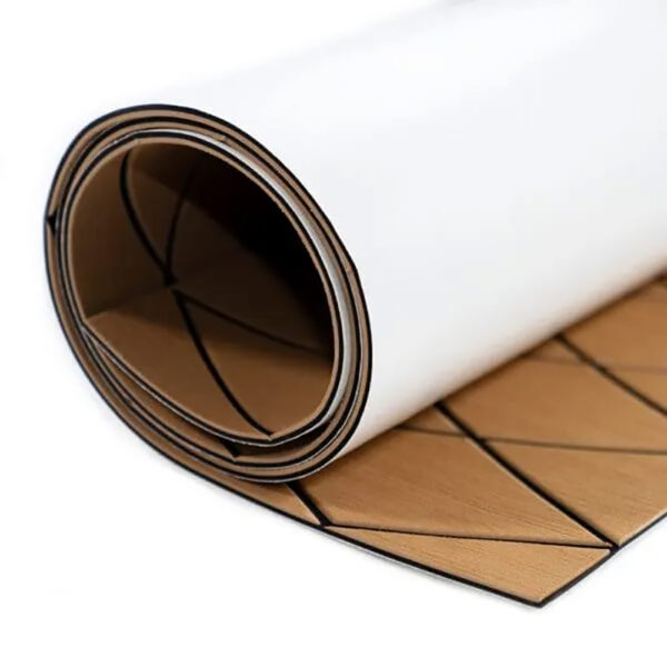 SeaDek 40" x 80" 6mm Two Color Diamond Full Sheet - Brushed Texture - Mocha-Black (1016mm x 2032mm x 6mm) - Image 2