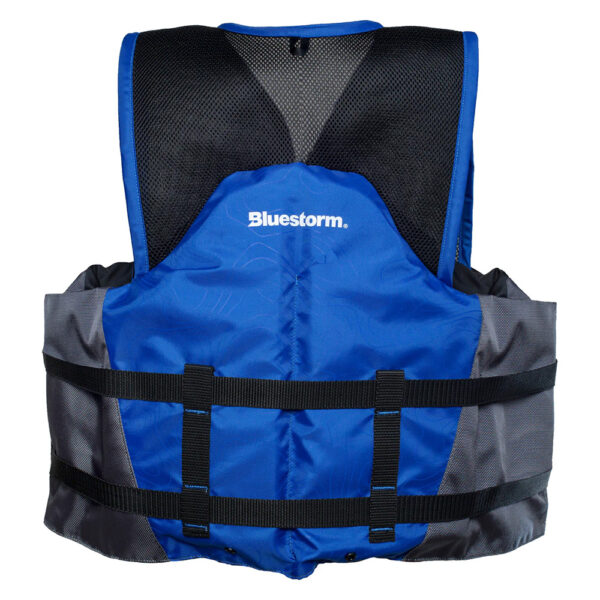 Bluestorm Sportsman Adult Mesh Fishing Life Jacket - Deep Blue - L-XL - Image 5