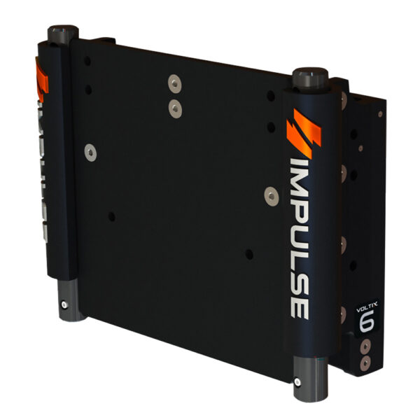 IMPULSE XL 6" Set Back Electric Jack Plate w-Standard Control - Black Anodize