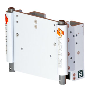 IMPULSE XL 8" Set Back Electric Jack Plate w-Standard Control - White Cerakote