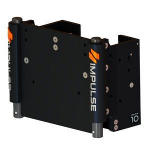 IMPULSE XL 10" Set Back Electric Jack Plate w-Standard Control - Black Anodize