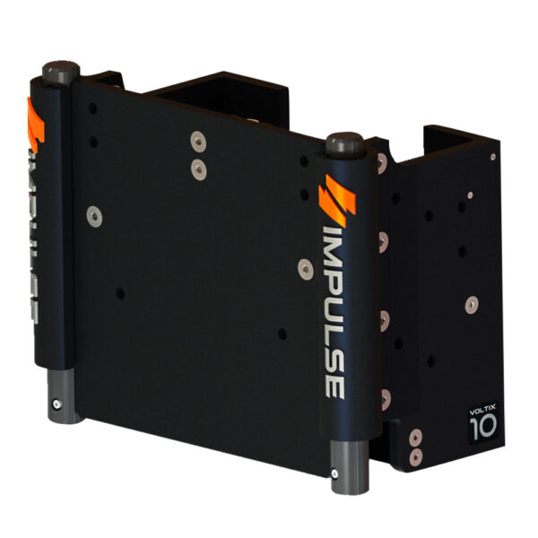 IMPULSE XL 10" Set Back Electric Jack Plate w-Standard Control - Black Anodize