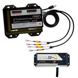 Dual Pro PS2 2 Bank Battery Charger w-2 Bank B.O.S.