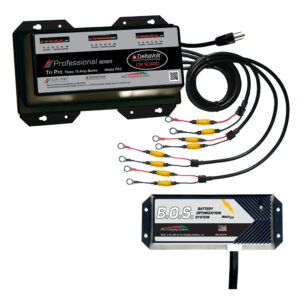 Dual Pro PS3 3 Bank Battery Charger w-3 Bank B.O.S.