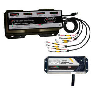 Dual Pro PS4 4 Bank Battery Charger w-3 Bank B.O.S.
