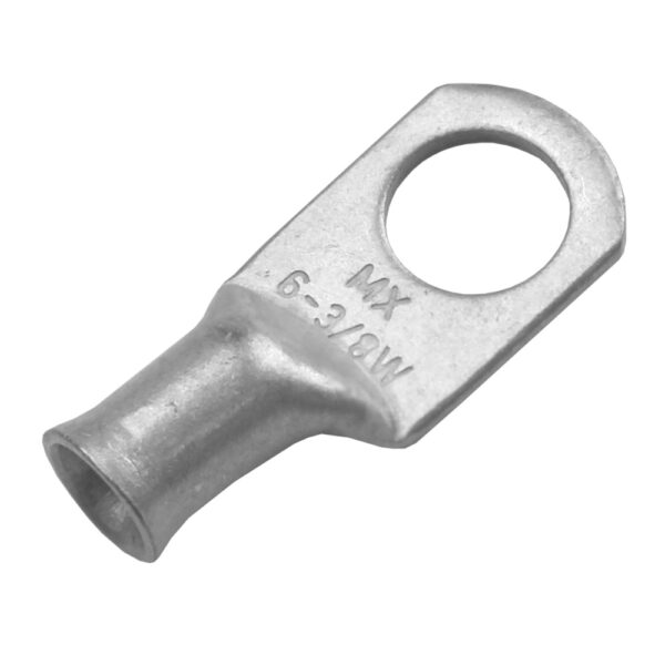 Pacer Tinned Lug 6 AWG - 3-8" Stud Size - 10 Pack