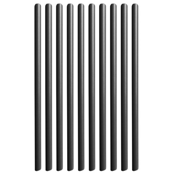 Pacer Battery Cable Heat Shrink Tubing - 1-8" x 12" - Black (10-Pieces)
