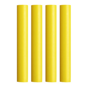 Pacer Battery Cable Heat Shrink Tubing - 3-4" x 12" - Yellow (4-Pieces)