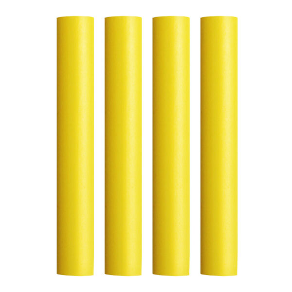 Pacer Battery Cable Heat Shrink Tubing - 3-4" x 12" - Yellow (4-Pieces)