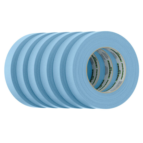 FrogTape CP 250 Medium-High Adhesion Masking Tape - 24MM x 55M x 6-Pack - Light Blue - Rated for 250F - Image 2