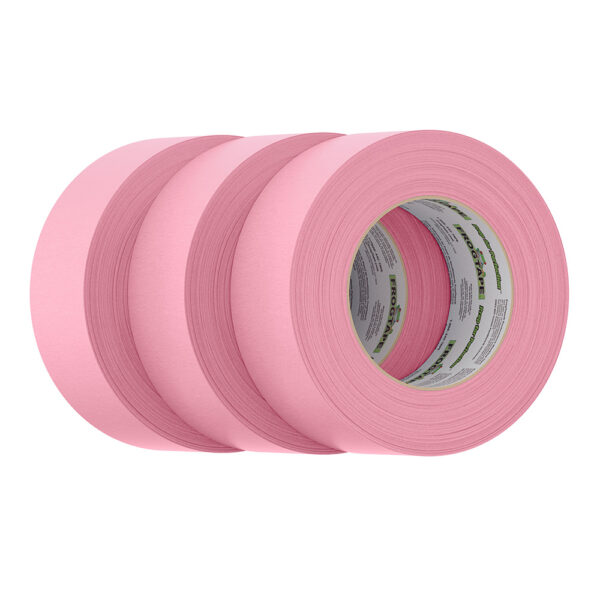 FrogTape CP 325 Medium-High Adhesion Masking Tape - 48MM x 55M x 3-Pack - Pink - Rated for 325F - Image 2