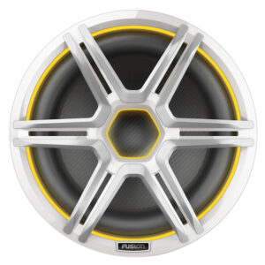 Fusion Apollo 12" LED Marine Subwoofer w-Sports White Grille