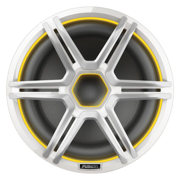 Fusion Apollo 12" LED Marine Subwoofer w-Sports White Grille