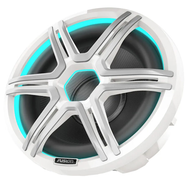 Fusion Apollo 12" LED Marine Subwoofer w-Sports White Grille - Image 2