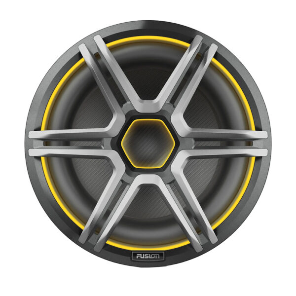 Fusion Apollo 12" LED Marine Subwoofer w-Sports Grey Grille