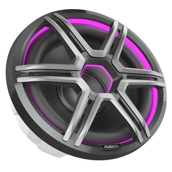 Fusion Apollo 12" LED Marine Subwoofer w-Sports Grey Grille - Image 3