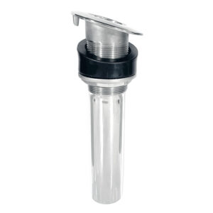 Tigress 9" 15-Degree Rod Holder - Screwless - Stainless Steel