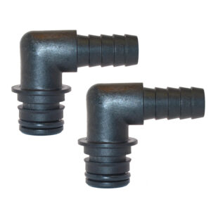 Jabsco Port Kit 90-Degree Elbow 1-2" Hose Fitting - Pair