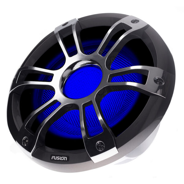 FUSION SG-SL101SPC 10" 450W Sports Chrome Marine Subwoofer w-LEDs