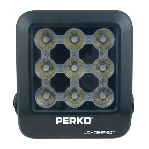 Perko Lightship 50 LED High Performance Spotlight - 12-24V - Black