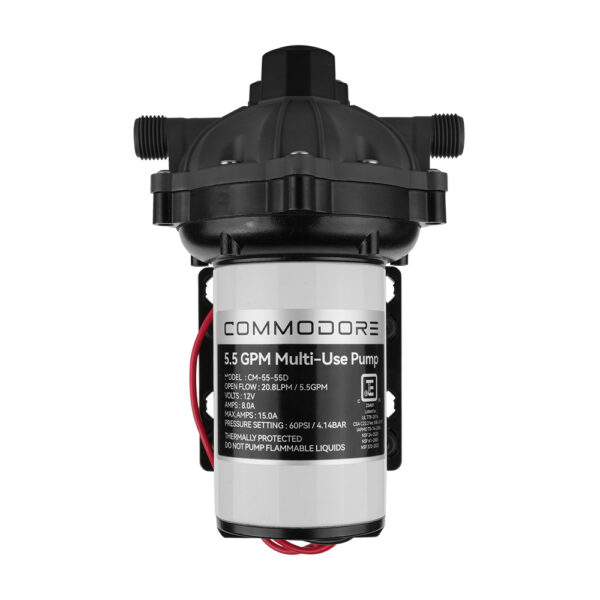 Commodore 5.5 GPM Water Pump - 12V - Image 3