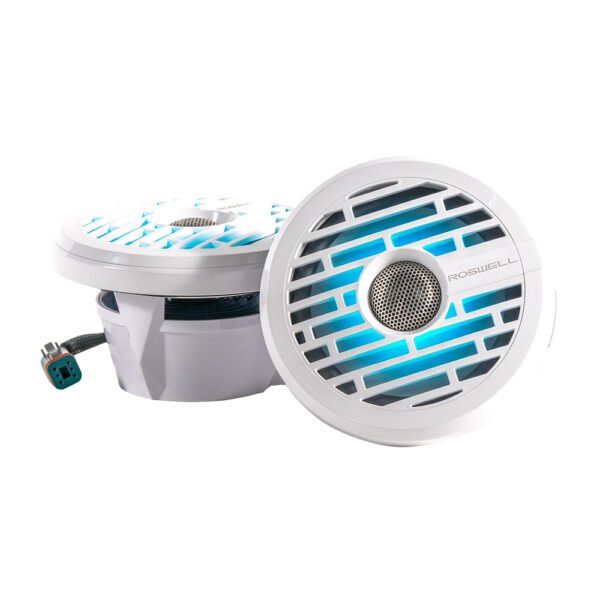 Roswell R1 6.5 Marine Speakers - White - 80W RMS & 160W Peak Power