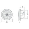 Roswell R1 6.5 Marine Speakers - White - 80W RMS & 160W Peak Power - Image 2