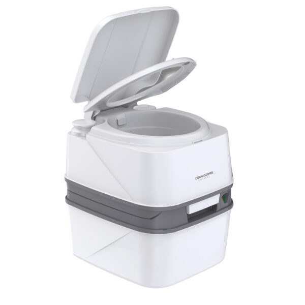 Commodore Premium Portable Travel Toilet - Injection Molded - 18L-4.75 Gallon