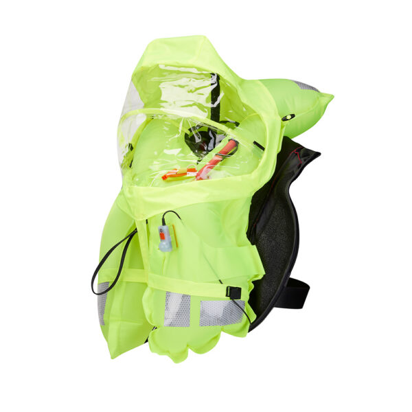 Mustang Atlas 190 DLX Open Ocean Inflatable PFD - Black - Image 2