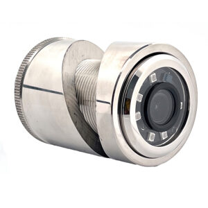 Iris 3MP Compact 316L Stainless Steel Thru-Hull-Panel IP Camera - 2.8mm Lens
