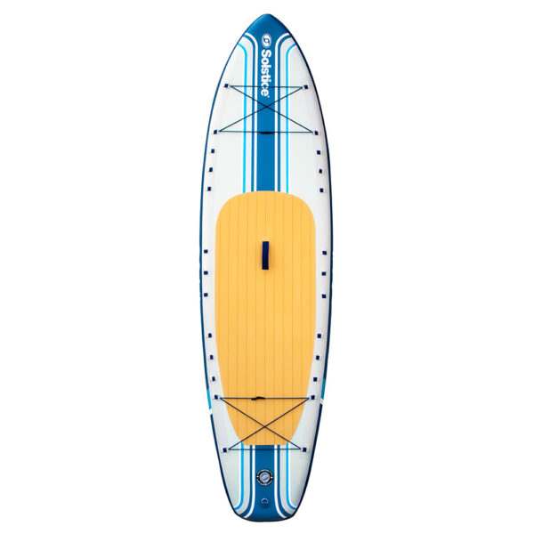 Soltice Watersports 10'6" Rambler Inflatable Stand-Up Paddleboard-Kayak 2-In-1 Kit w-Seat & Convertible Paddle - Blue - Image 3