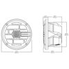 Roswell R Series 7.7 Marine Speakers - Anthracite Grille - 80W RMS & 160W Peak Power - Image 3