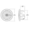 Roswell R1 8 Marine Speakers - Black - 100W RMS & 200W Peak Power - Image 2