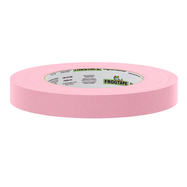 FrogTape CP 325 Medium-High Adhesion Masking Tape - 18MM x 55M x 12-Pack - Pink - Rated f-325F - Image 2