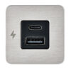 Scanstrut TILE USB-A-USB-C Interior Charging Socket - 12-24V - Stainless Steel Bezel - Image 2
