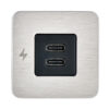 Scanstrut TILE USB-C Interior Charging Socket - 12-24V - Stainless Steel Bezel - Image 2