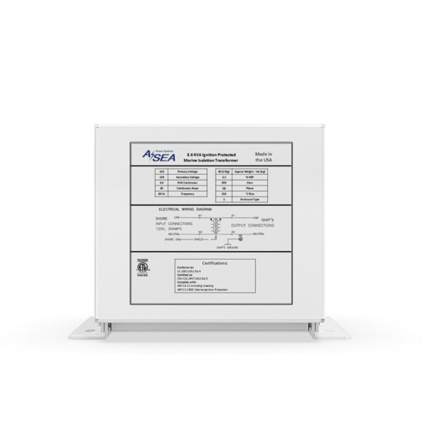 ASEA Power Systems 3.6 kVA Isolation Transformer - Image 4