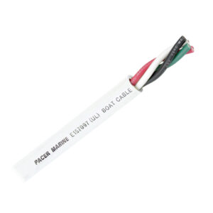 Pacer Round 4 Conductor Cable - 100' - 8-4 AWG - Black, Red, Green, & White