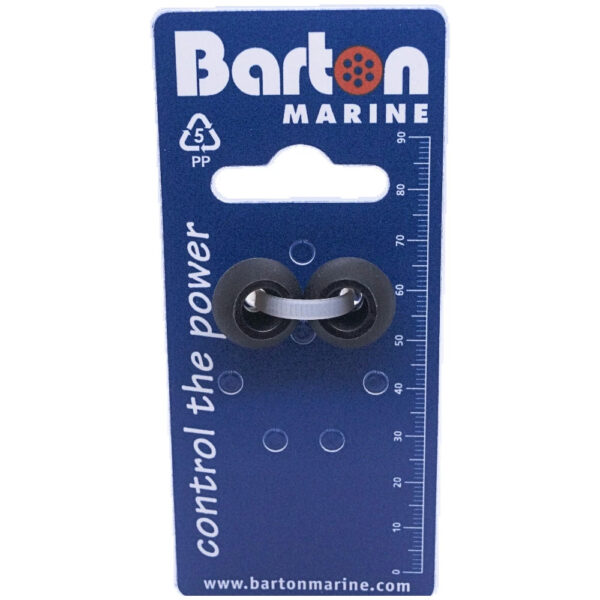 Barton 4mm Rope Stoppers - Black - Pair
