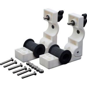 Sea-Dog Removable Round Rail Mount Clamps - Injection Molded Nylon-EDPM-Stainless Steel