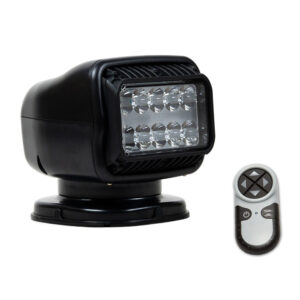 Golight GT Series LED Hybrid Light Permanent Mount w-Hardwired Dash Mount Remote - 12V - Black