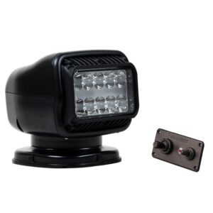 Golight GT Series LED Hybrid Light Permanent Mount w-Handheld Wireless Remote - 12V - Black