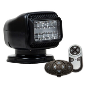 Golight GT Series LED Hybrid Light Permanent Mount w-Handheld & Wireless Dash Mount Remotes - 12V - Black