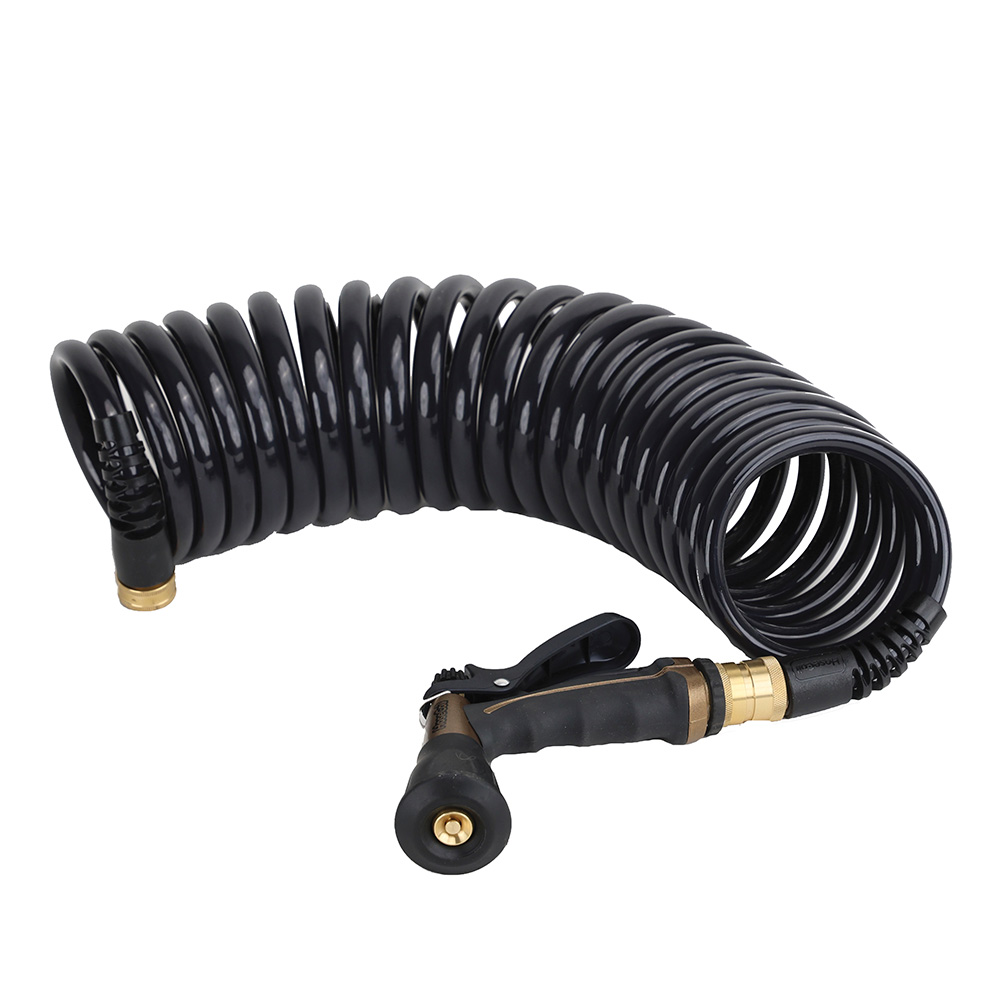 HoseCoil Commercial Pilot PRO 20' Hose Kit w-Boat Bumper Metal Body Nozzle